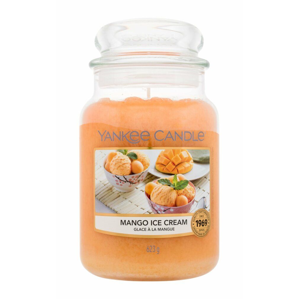 Yankee Candle Duftkerze Mango Ice Cream Large Jar 623g