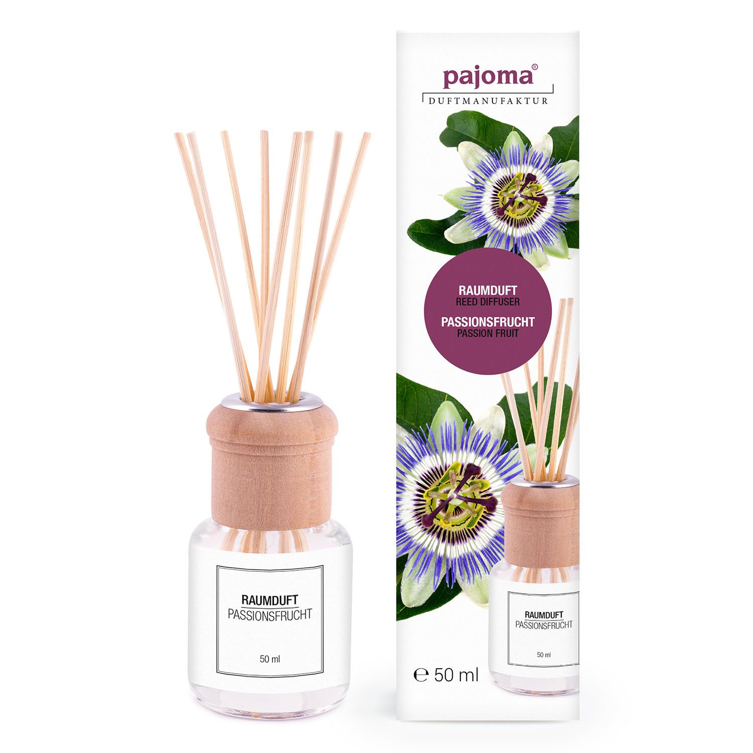 pajoma® Raumduft 50 ml inkl. Duftstäbchen, Passionsfrucht