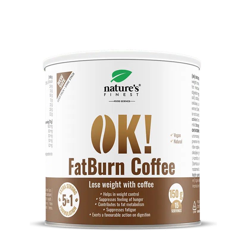 Nature's Finest OK! FatBurn Coffee Dose mit 150g.