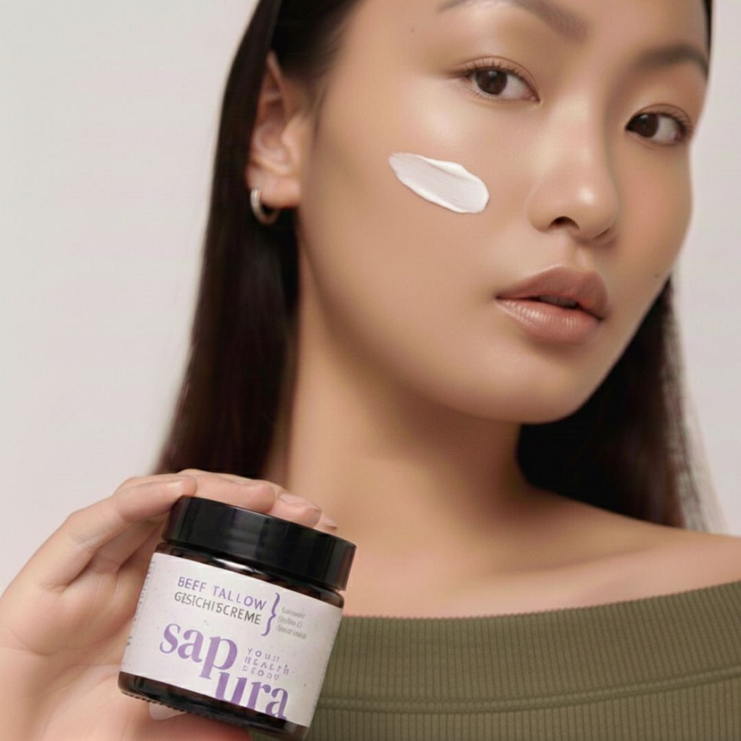 Beef Tallow Gesichtscreme mit Lavendel * Grasgefütterte Weiderinder aus Deutschland