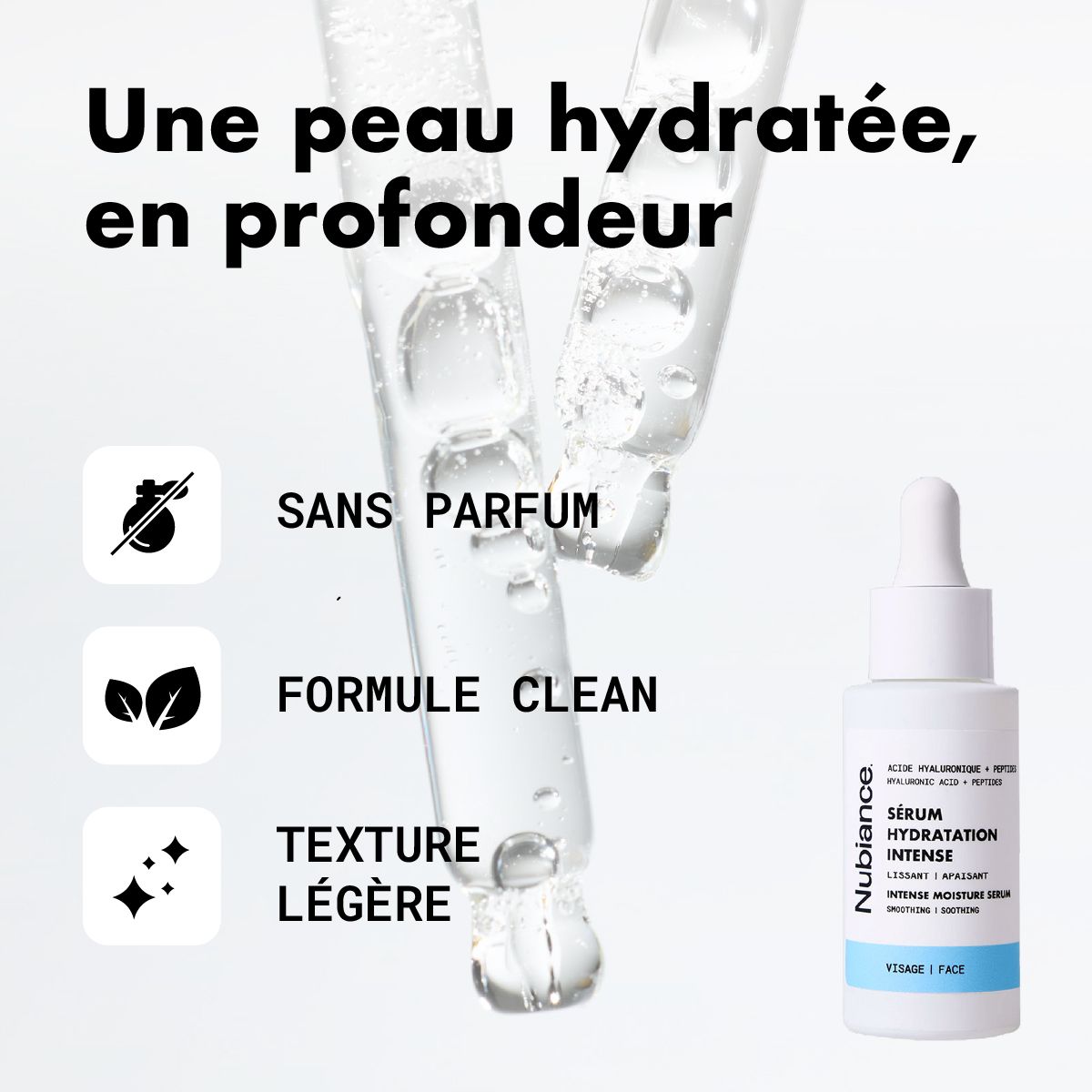 Nubiance - Intensiv feuchtigkeitsspendendes Hyaluron-Serum