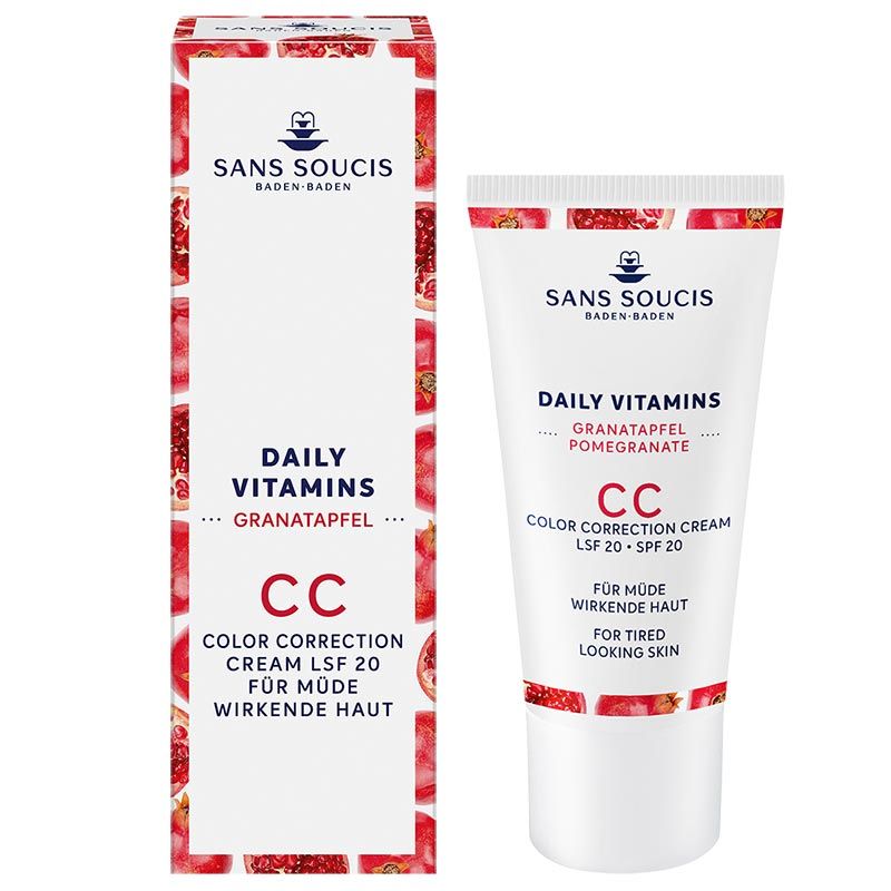 Sans Soucis DailyVitamins Granatapfel CC Cream LSF20 Müde Haut