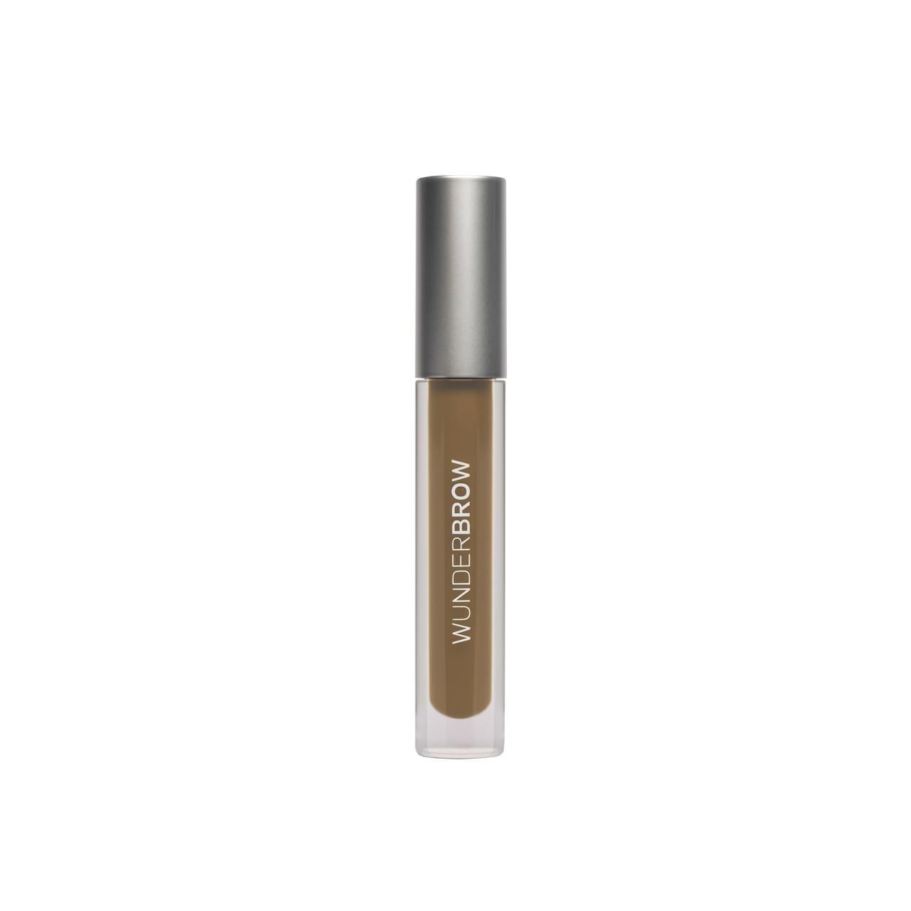 Brauen-Gel-Tube mit silberner Kappe. Produktname: WUNDERBROW.