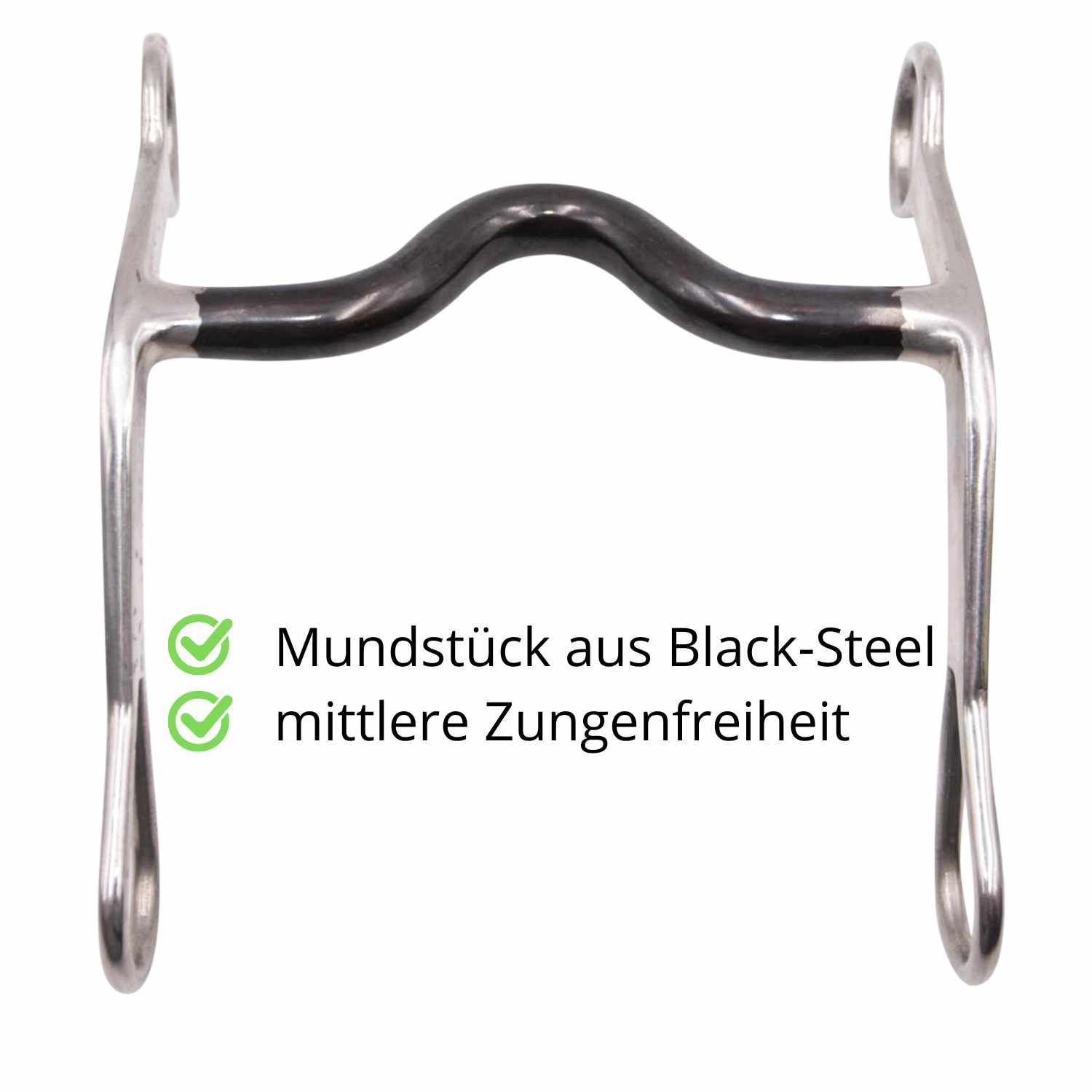 Sweet Iron Medium Port C Bit, 12,5 cm  Westerngebiss  Bit