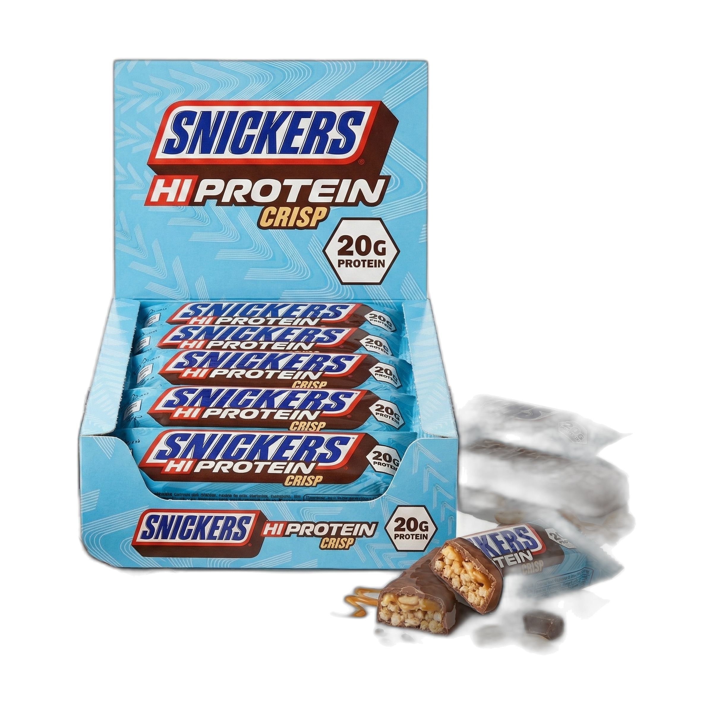 Snickers Crisp Protein Bars 12 x 55g Box 660 g Riegel