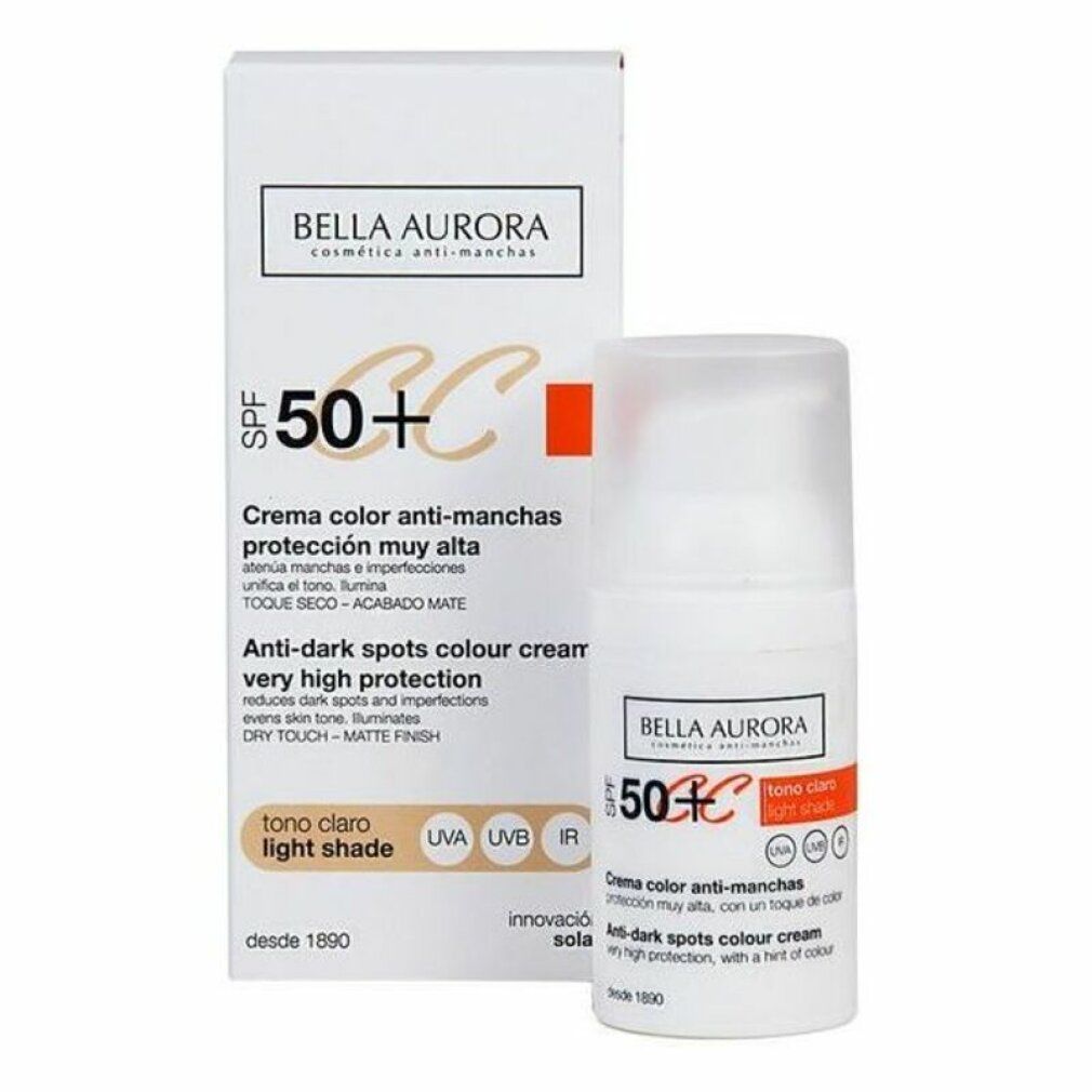 cc cream anti-manchas tono claro SPF50+