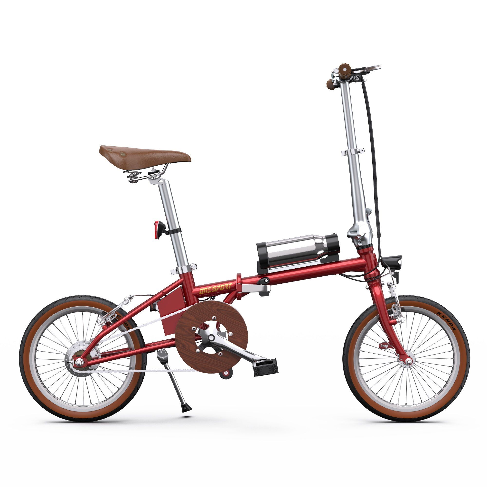 ONESPORT OT02 16" Faltbares E-Bike mit 250-W-Motor und 36-V-5,2-Ah-Akku