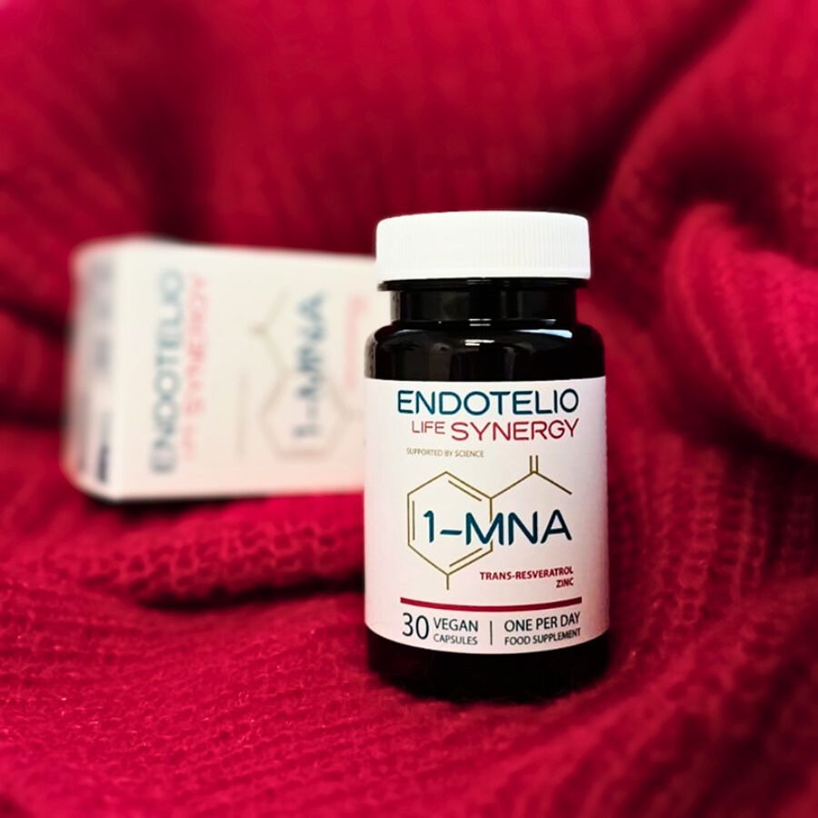 Endotelio Life Synergy Kapseln mit 1-MNA, Trans-Resveratrol und Zink