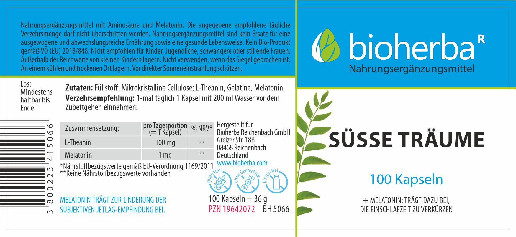 Bioherba Süsse Träume Kapseln