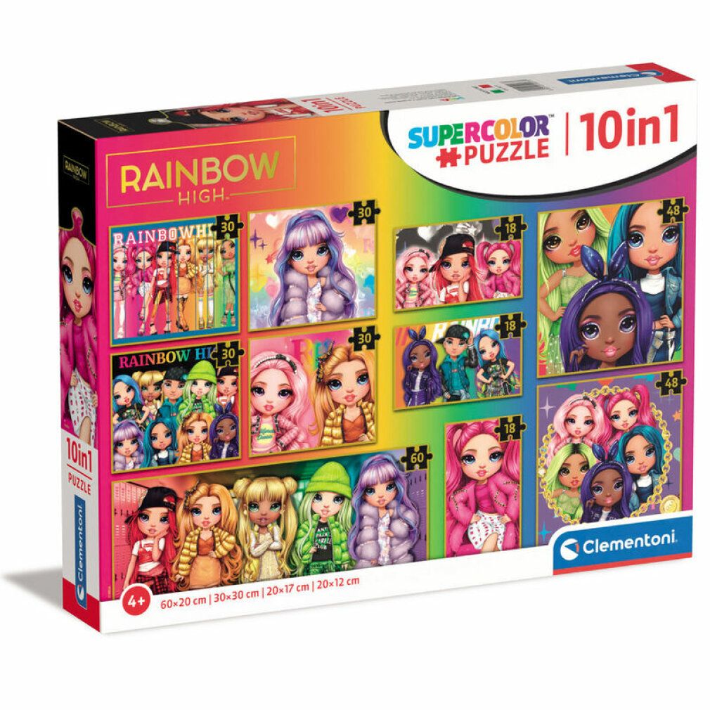 Regenbogen Hochpuzzle 18+30+48+