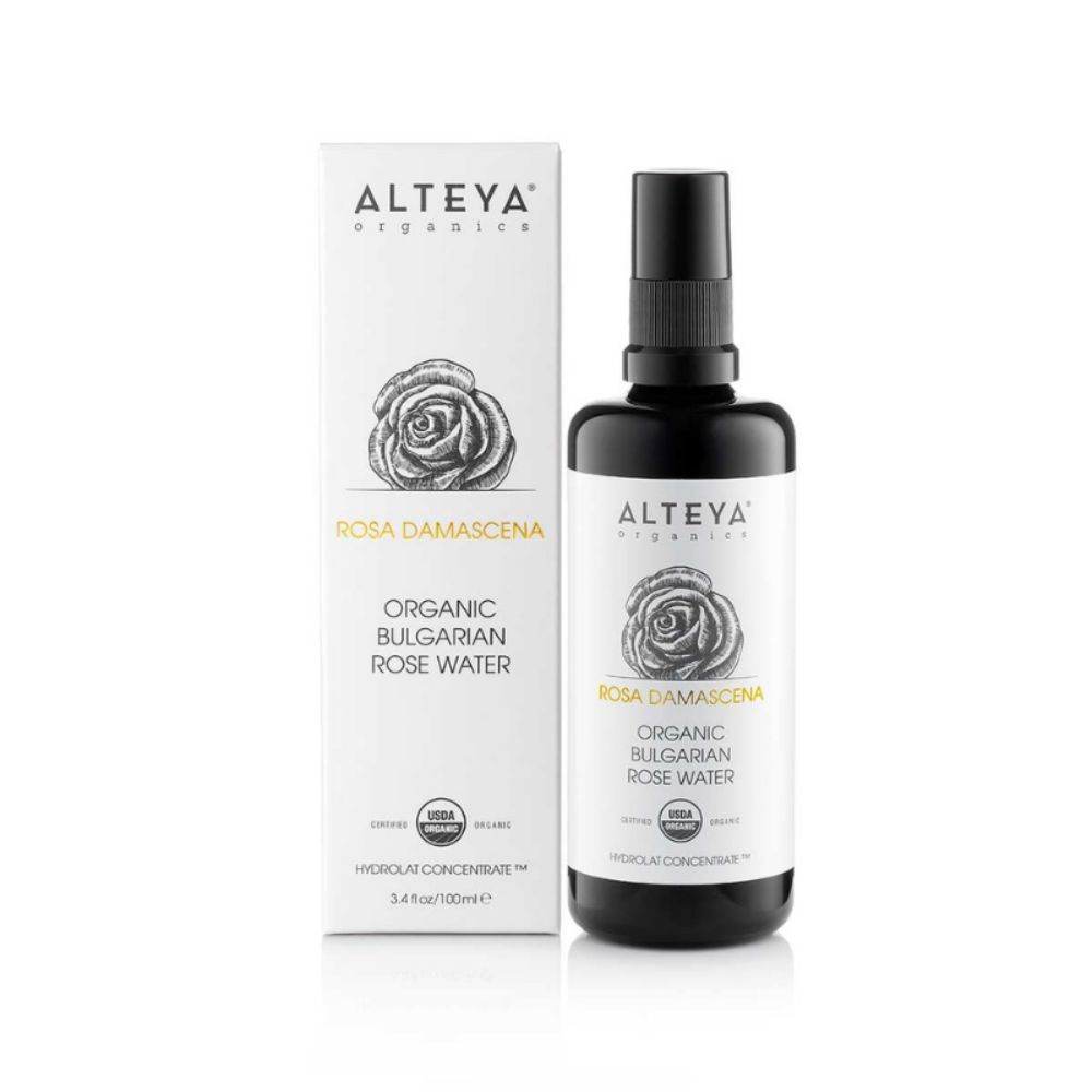 Alteya Organics Rosenwasser-Spray im Glas -