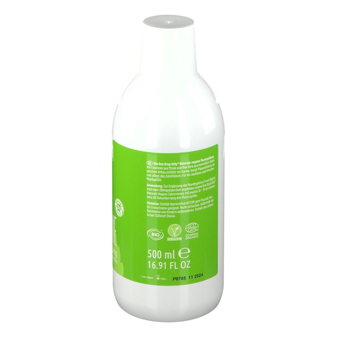 ONE Drop Only Naturals vegane Mundspülung 500 ml Flaschen