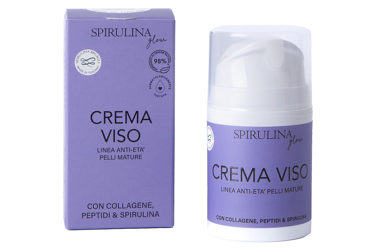 Spirulina Becagli Crema Viso Collagene
