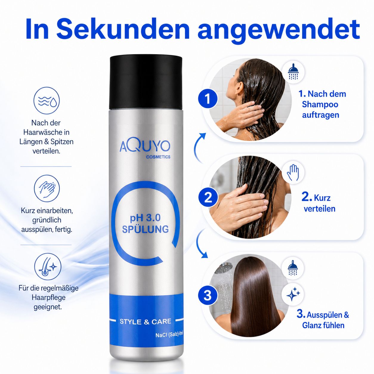 pH 3.0 Sauerspülung für coloriertes & strapaziertes Haar