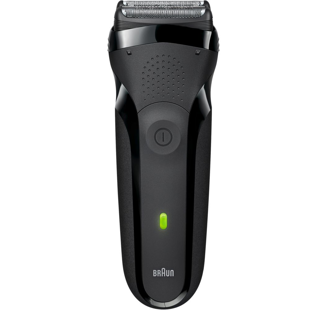 Braun - Elektrischer Rasierer für Männer "Series 3 - 301" in Schwarz + Reisebeutel