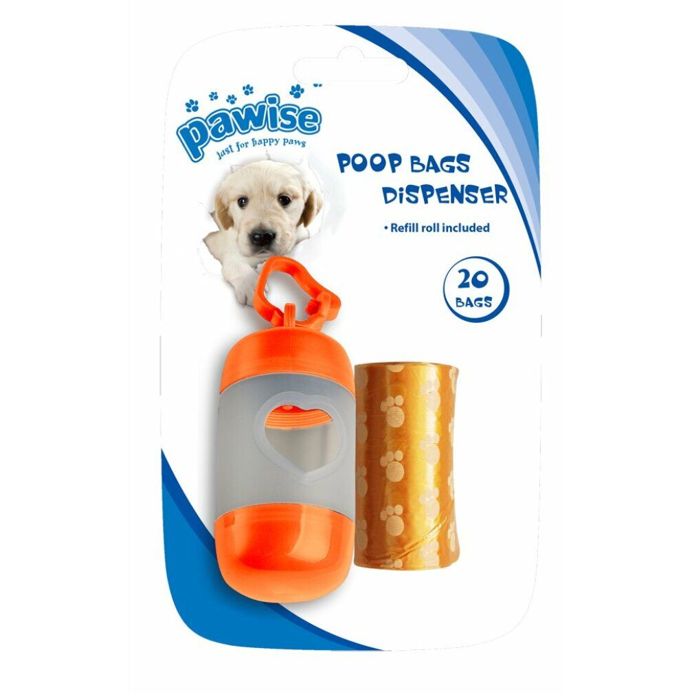 Dispenser per sacchetti di cacca Pawise (incl. 2 x 20 sacchetti) 1 St view 2