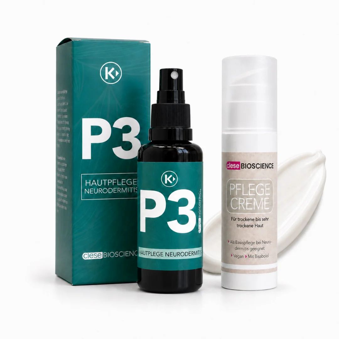 clese P3 Kombi-Set | Spray & Pflegecreme bei Neurodermitis 2-teilig 50 ml