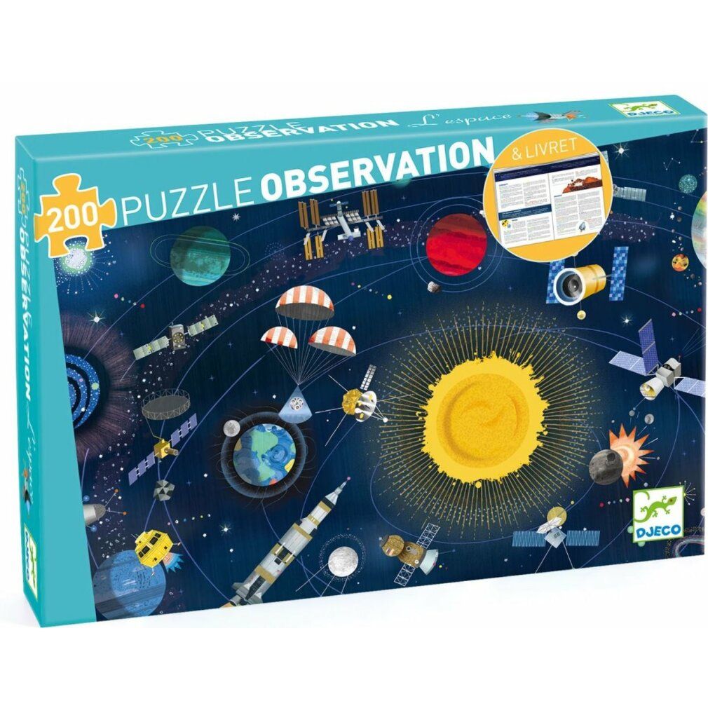 djeco Puzzle Beobachtung: das Universum 200 Teile