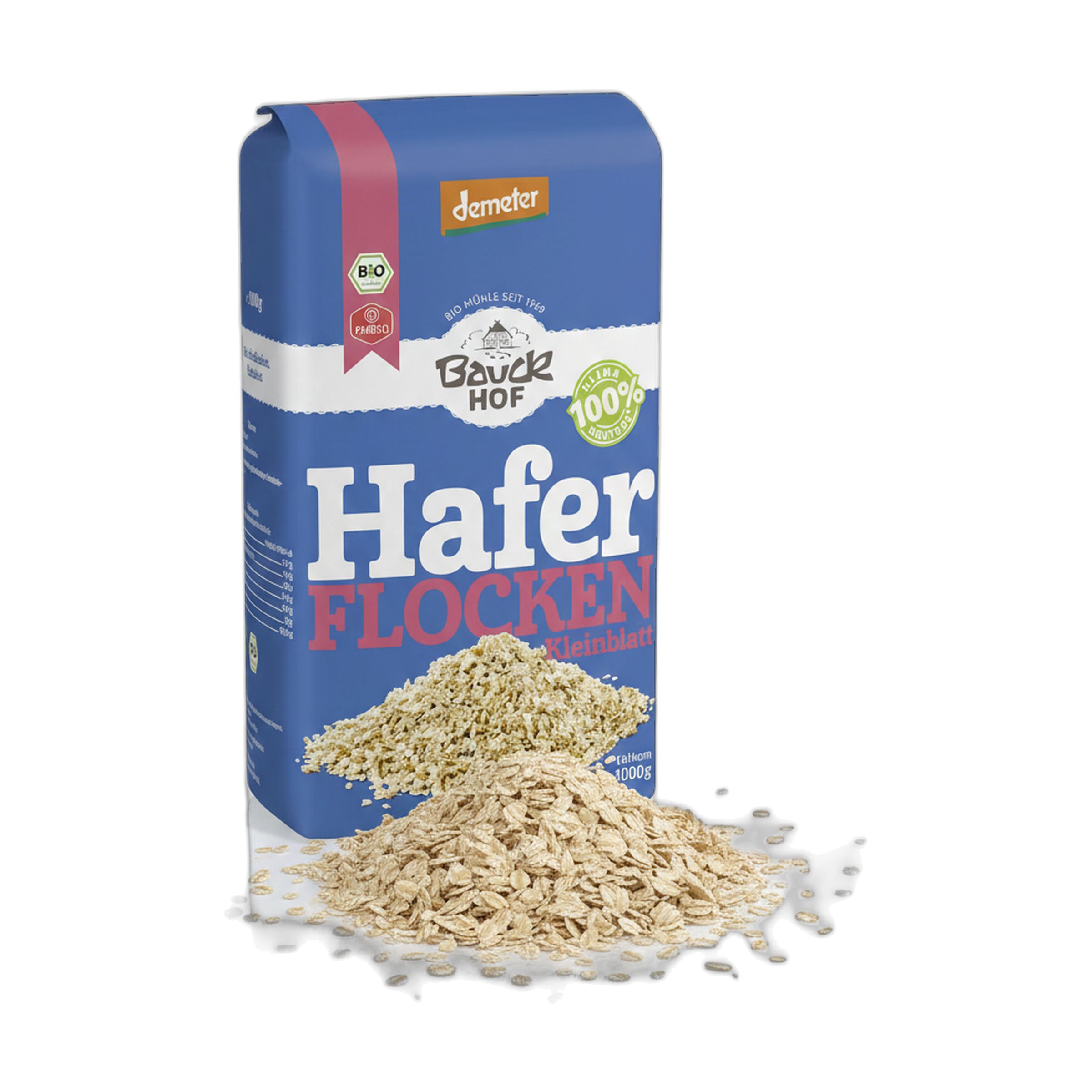 Bauckhof Bio Haferflocken Kleinblatt 1000 g Flocken