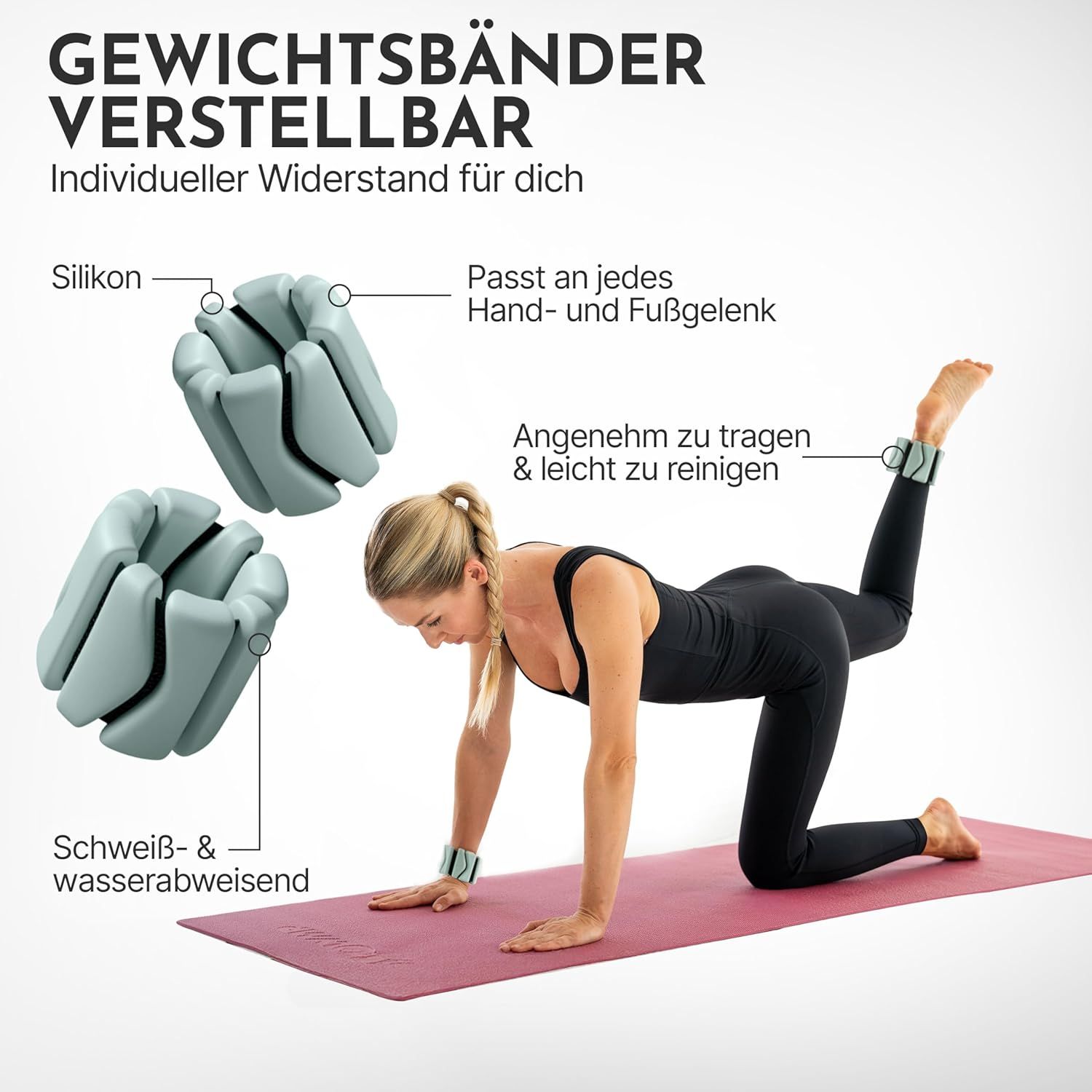 NEOLYMP Pilates Gewichtsmanschetten