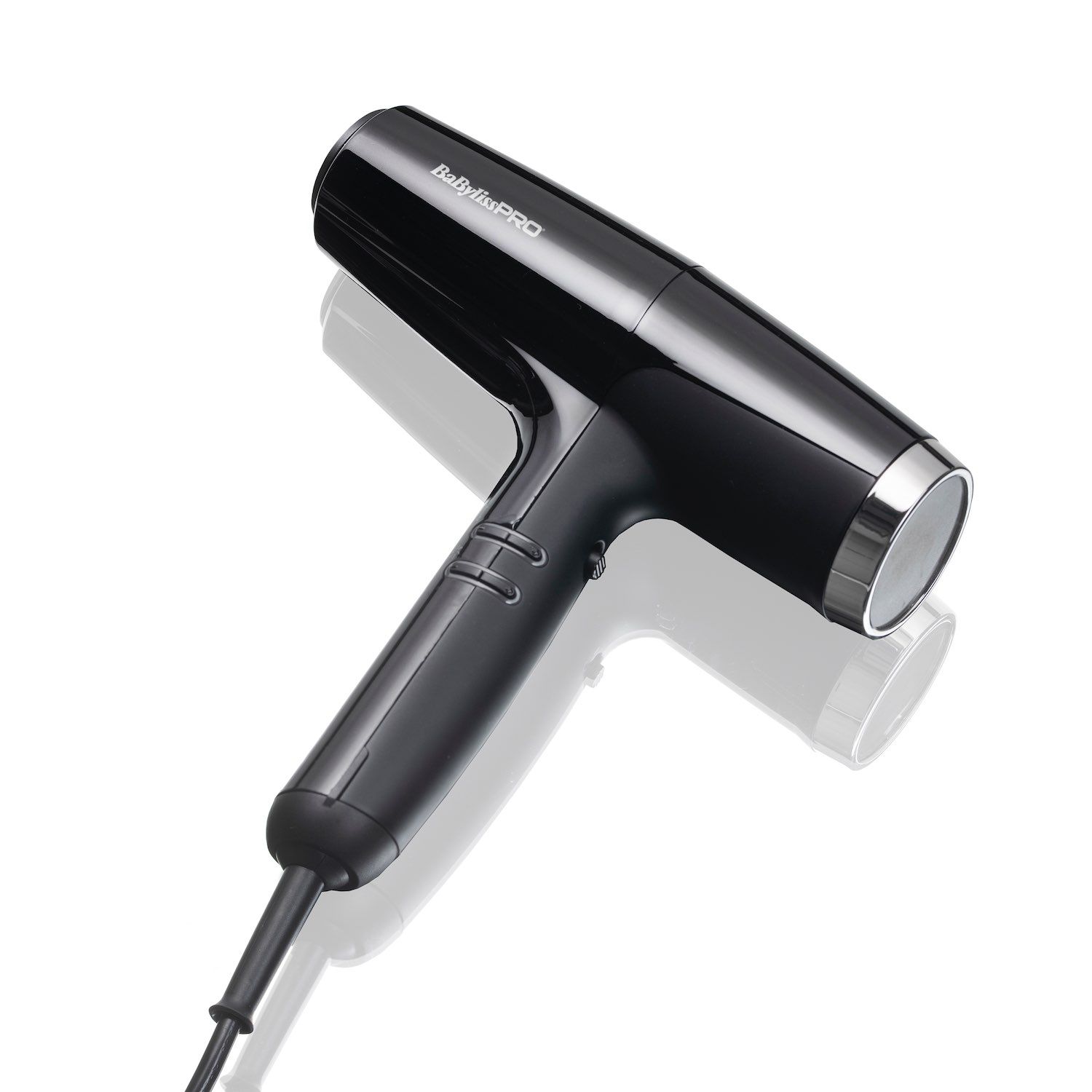 BaBylissPRO Falco Haartrockner Digital Highspeed Schwarz/Silber BAB8550BE