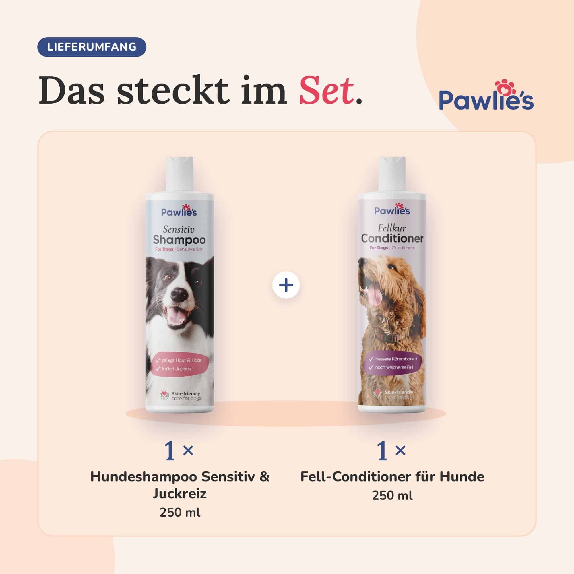 Pawlie's Shampoo und Pflege Set