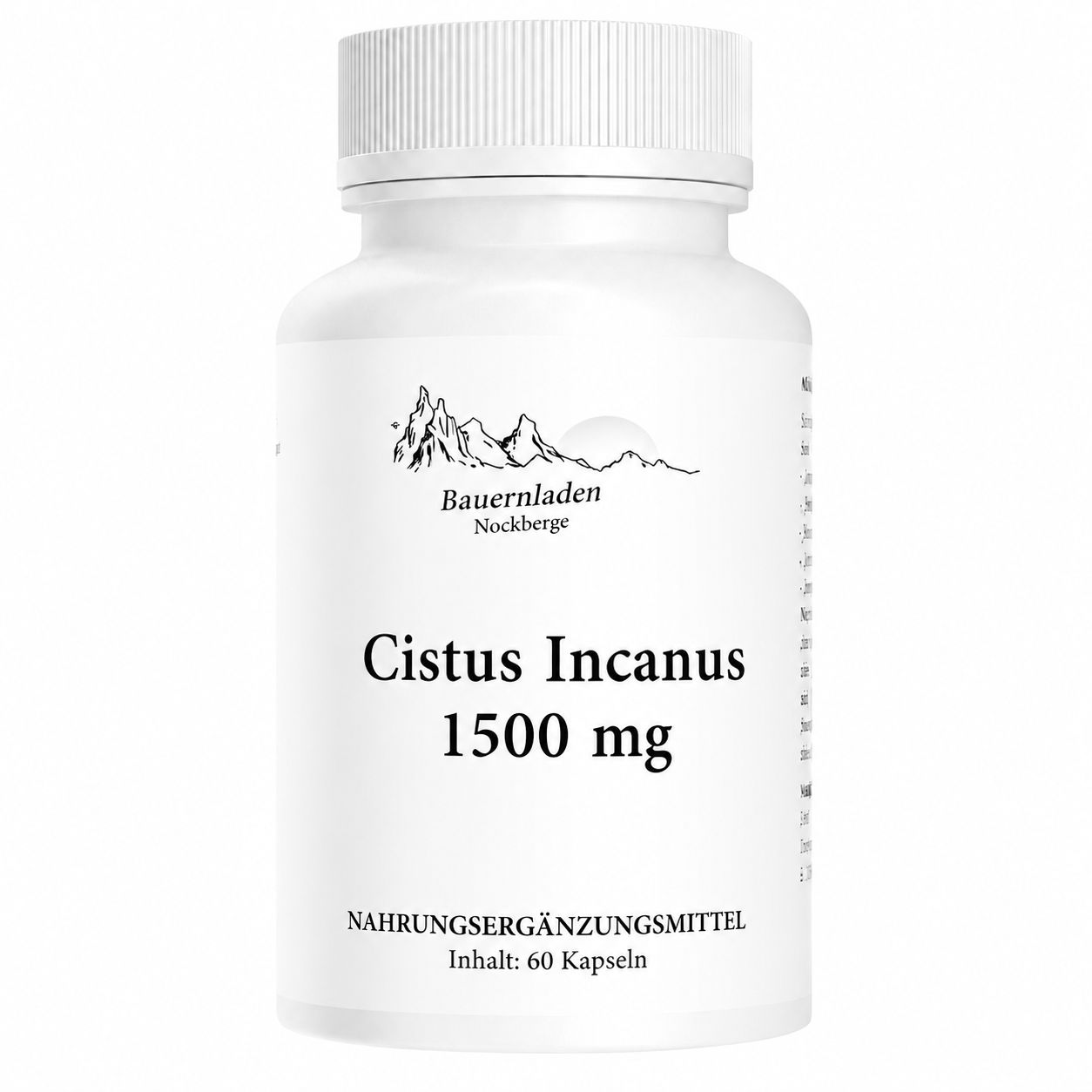 Bauernladen Nockberge | Cistus Incanus 1500 mg 1x60 St Kapseln