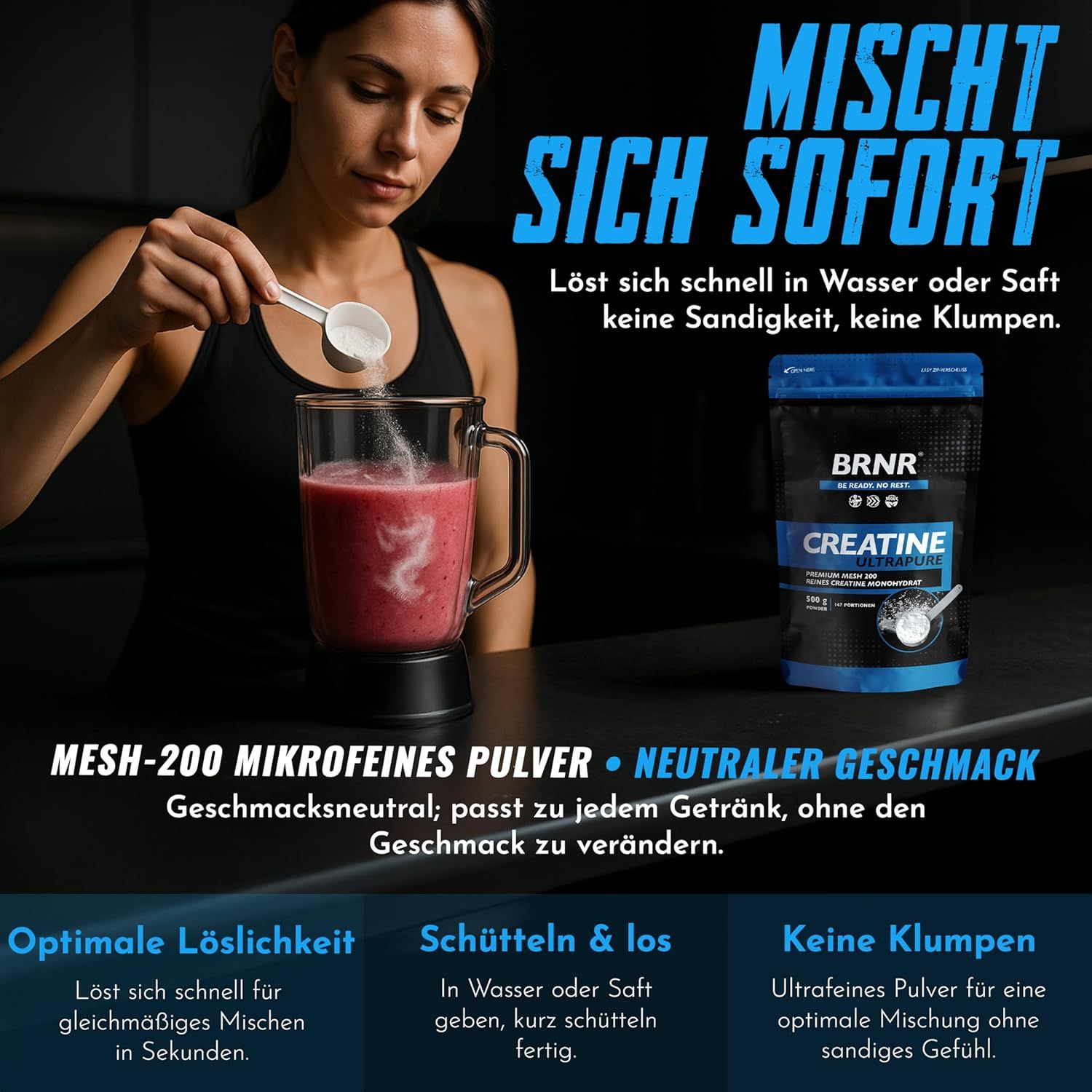 BRNR Creatine Monohydrat Pulver