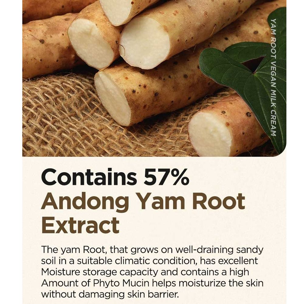 ISNTREE YAM ROOT VEGAN MILK CREAM 80ml