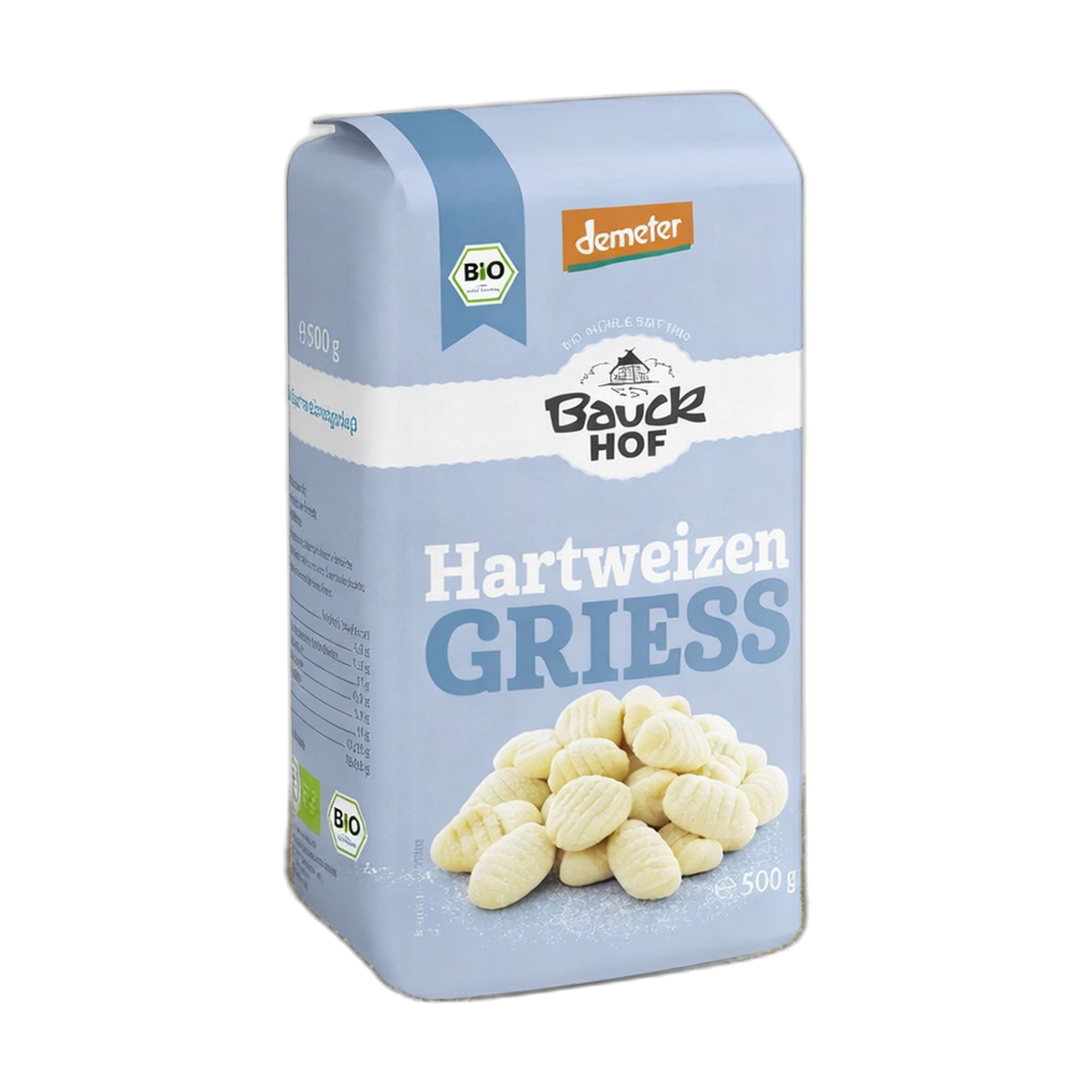 Bauckhof Bio Hartweizen Grieß 500 g Granulat