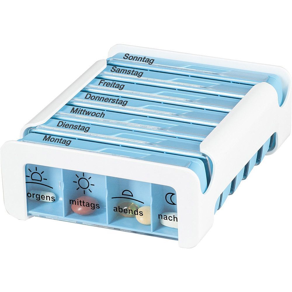 ANABOX® 7 Tage Compact blau/weiß