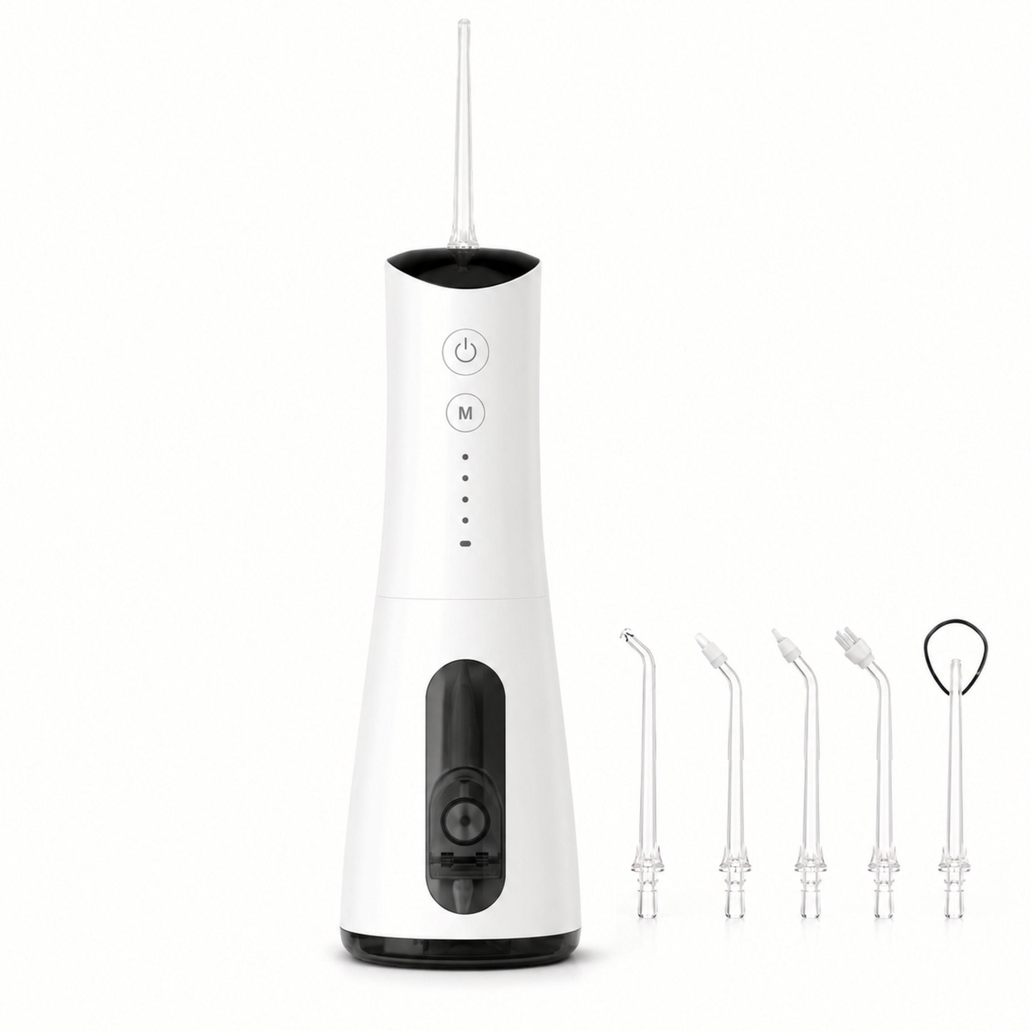 Lalano’S Cosmetics Munddusche AquaPulse Pro Kabelloser Premium Water Flosser mit 4 Modi & 5 Düsen 1 St