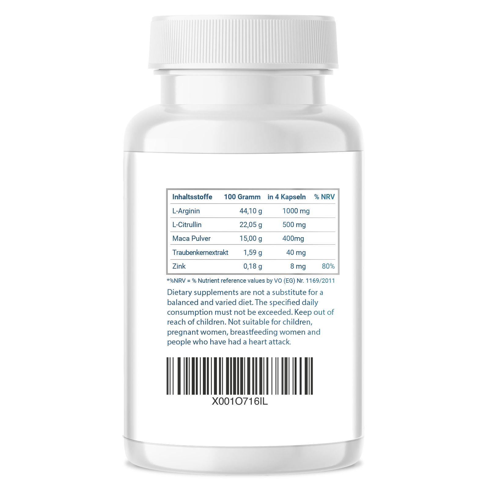 Saint Nutrition® V-GRA Forte - für den aktiven Mann