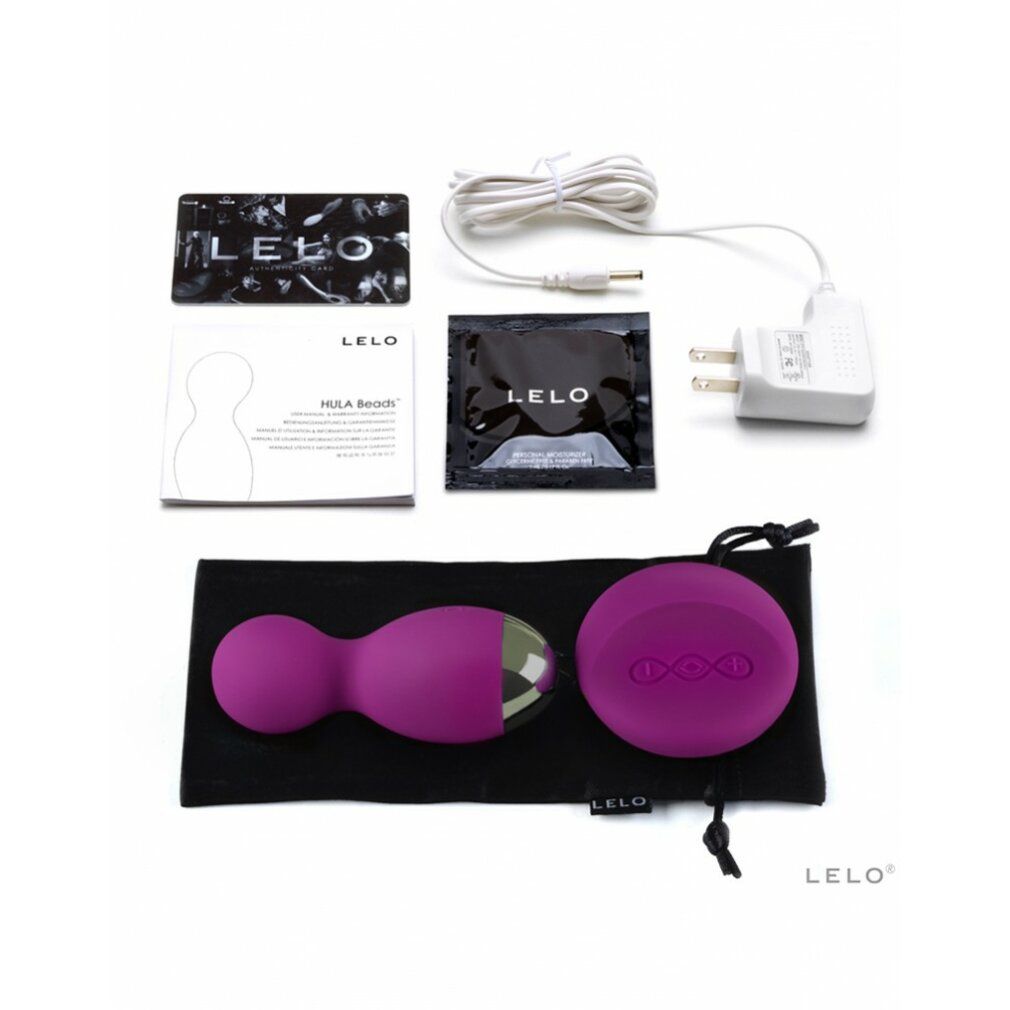 Vibro-Ei "Hula Beads" mit Fernbedienung | Rotation und Vibration, 8 Stimulationsmodi | LELO