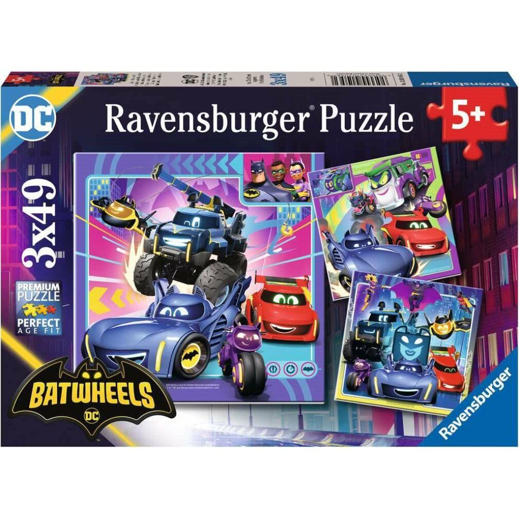 Ravensburger - Puzzle Fledermausräder 3x49p
