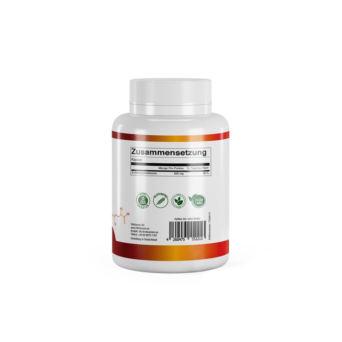 VitaSanum®- SAM-e (S-Adenosylmethionin) 100 St Kapseln