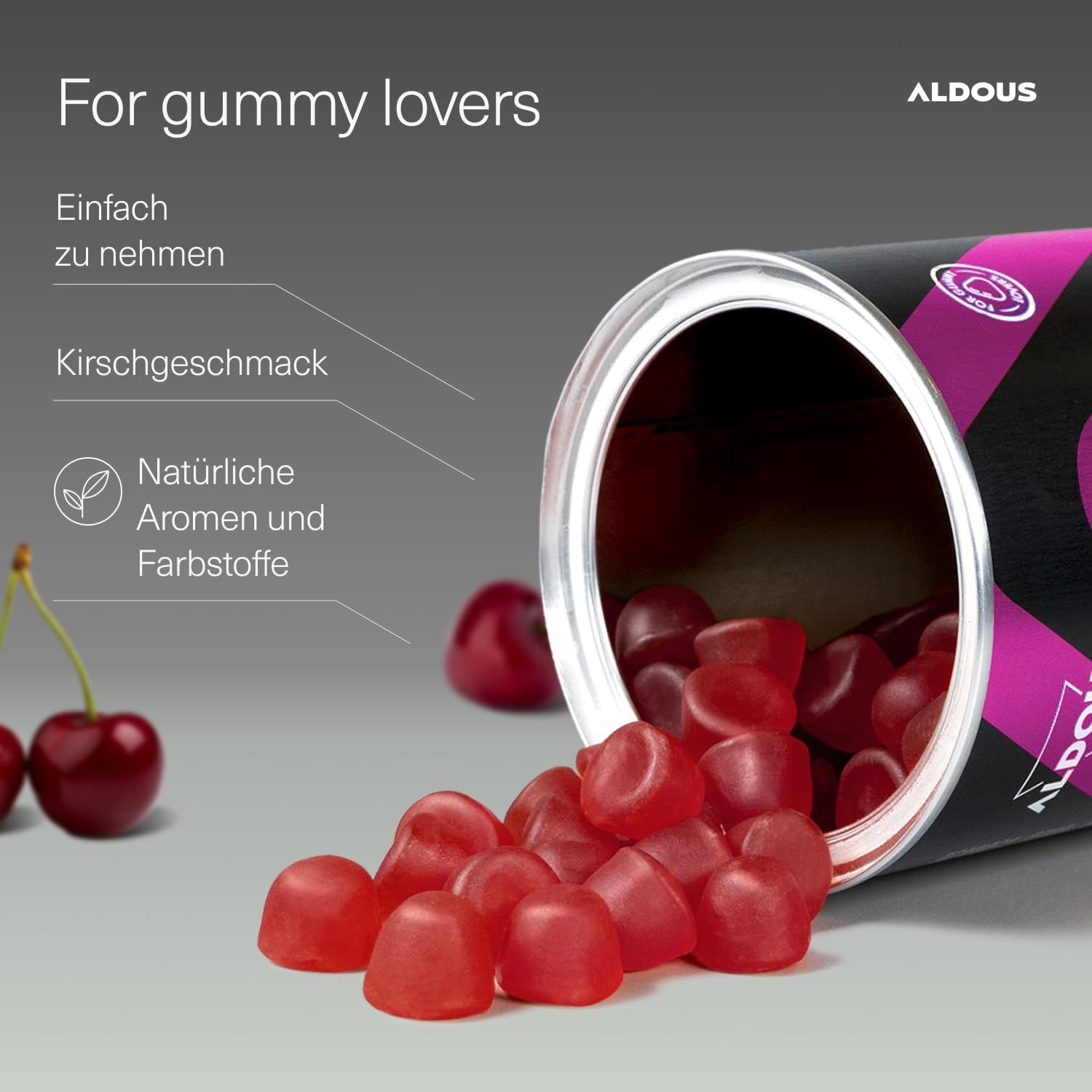 Aldous Biotin Haargummis  Gummibärchen