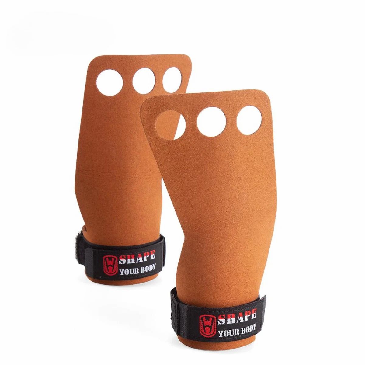2 PARACALLI PALESTRA 3 FORI IN SIMIL PELLE PROTEZIONE MANI CROSSFIT FF