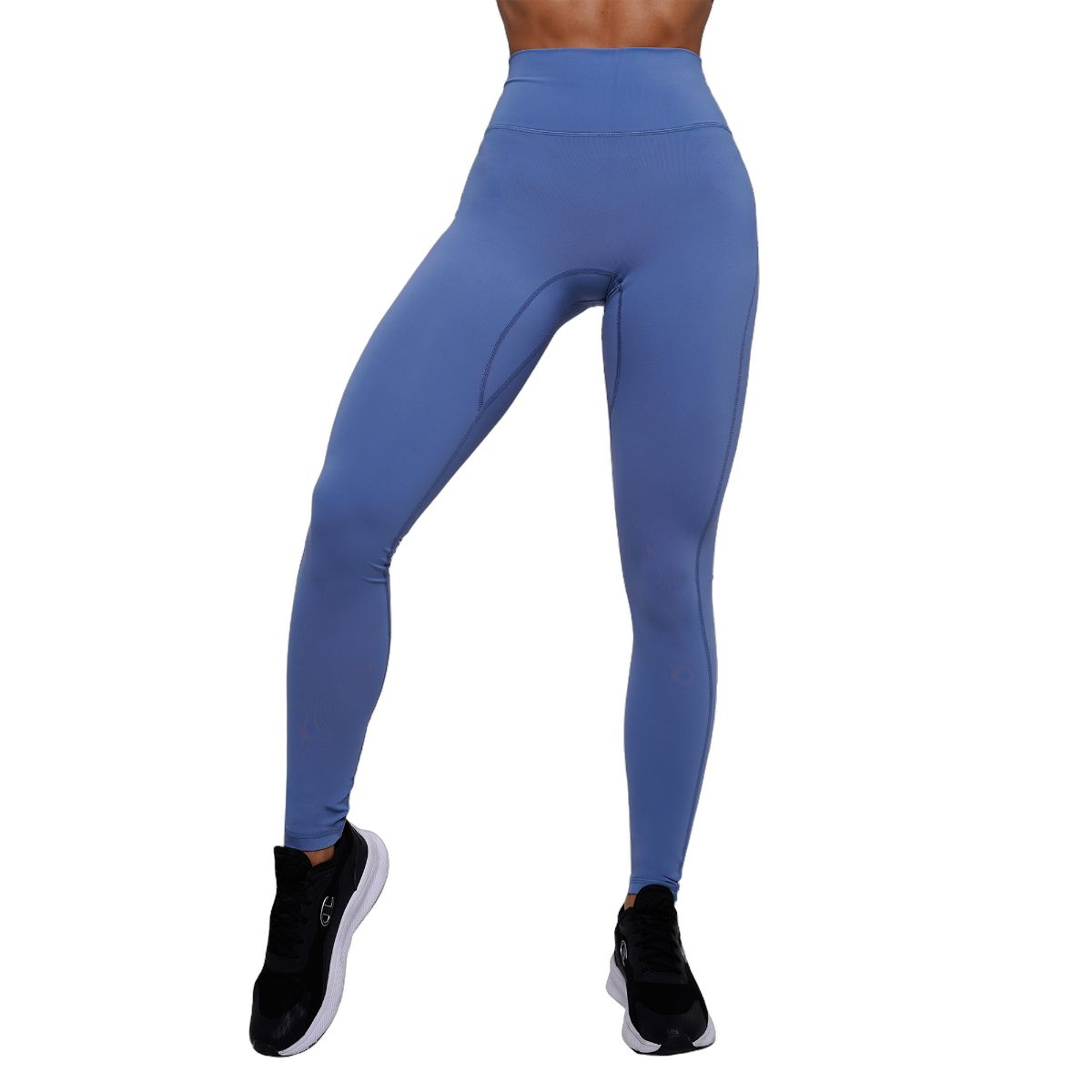 GymBeam Leggings Damen mit hoher Taille und elastischem Material, Stahlblau 1 St