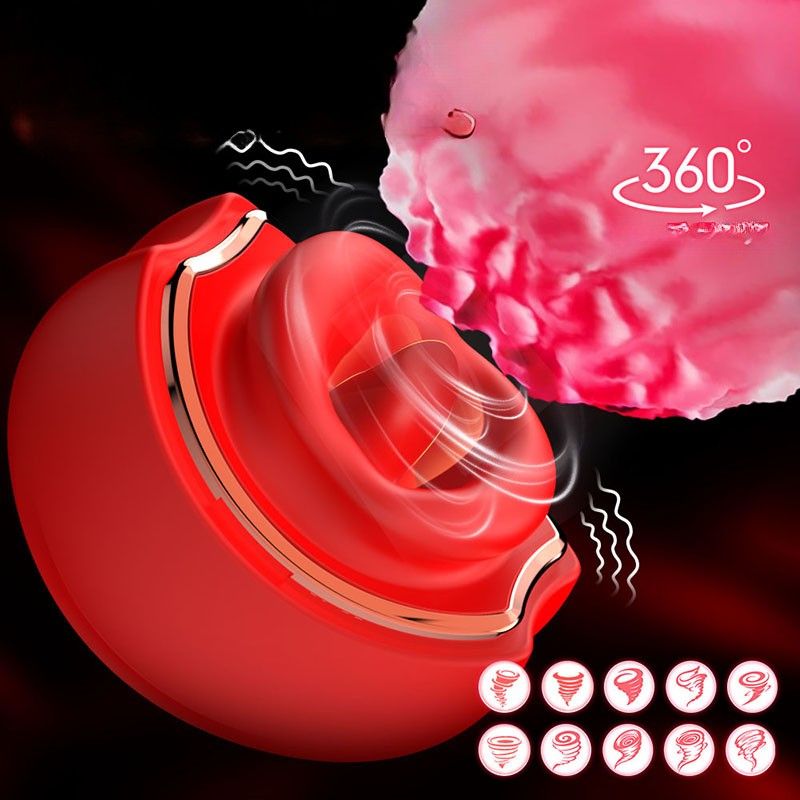 Pleasure Place Oralvibrator mit Leckzunge