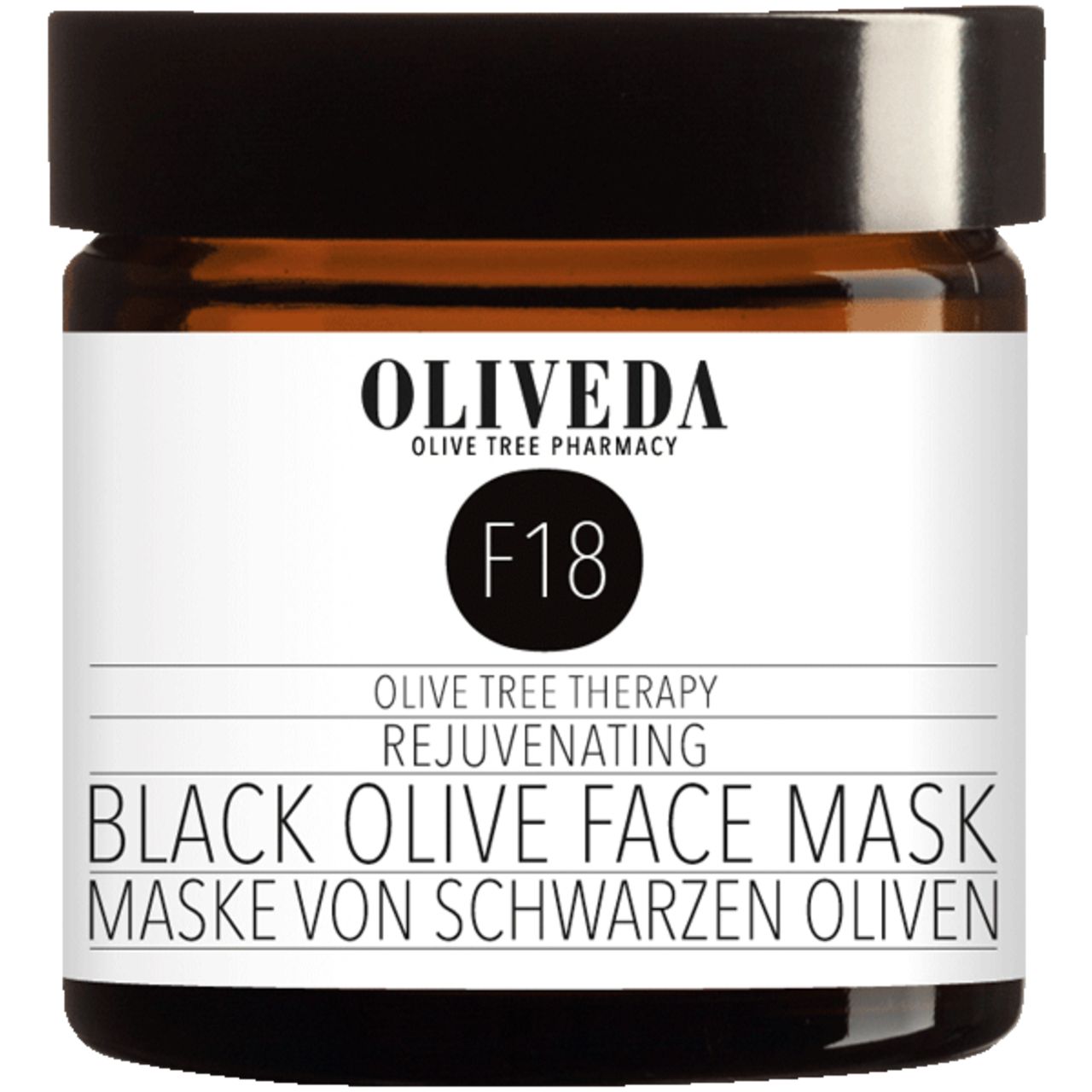 Oliveda, Maske schwarze Oliven Rejuvenating 60 ml