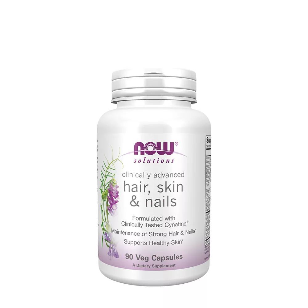 NOW Foods Haare, Haut & Nägel 90 St Kapseln