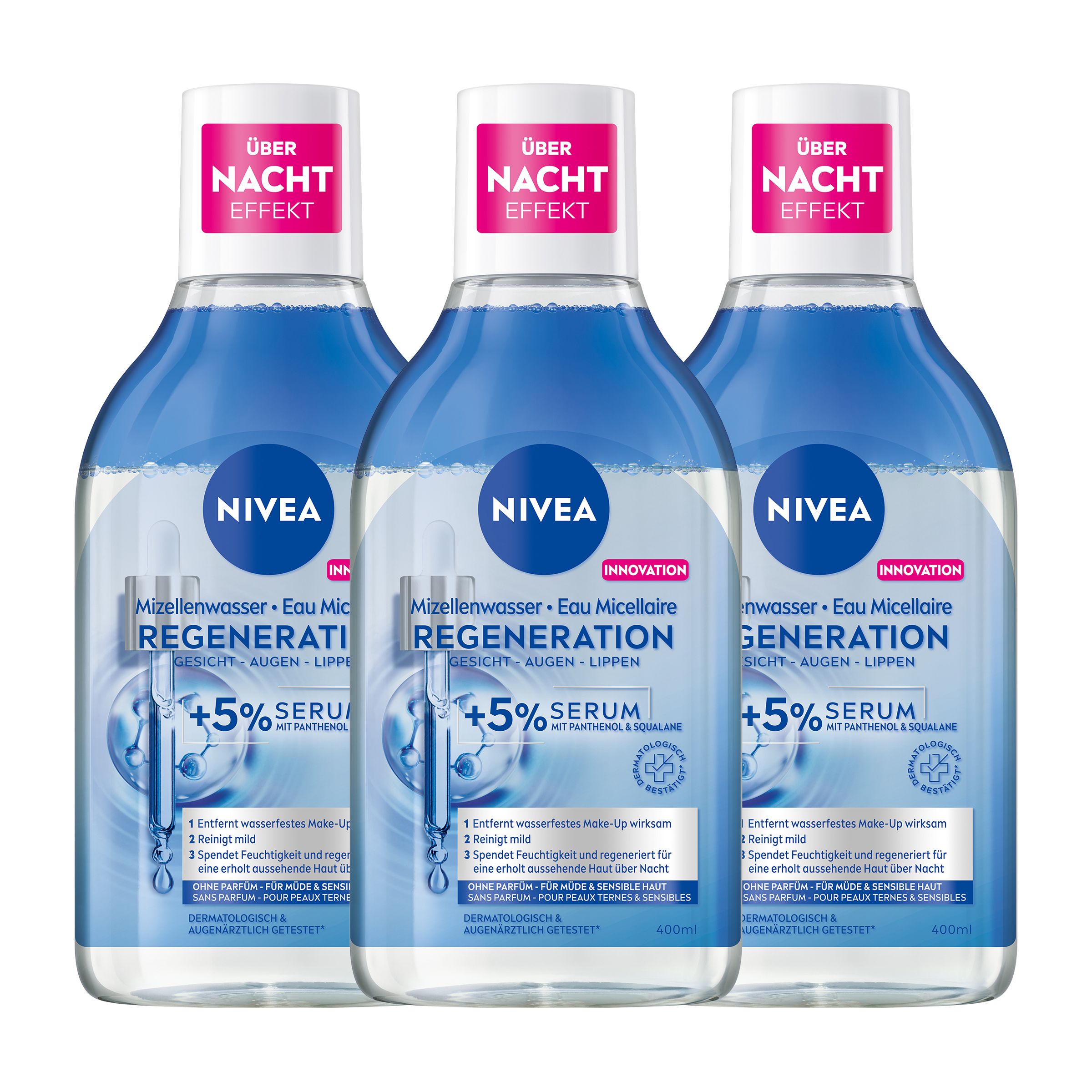 Nivea Mizellenwasser Regeneration Make-Up Entferner 1200 ml Gesichtswasser