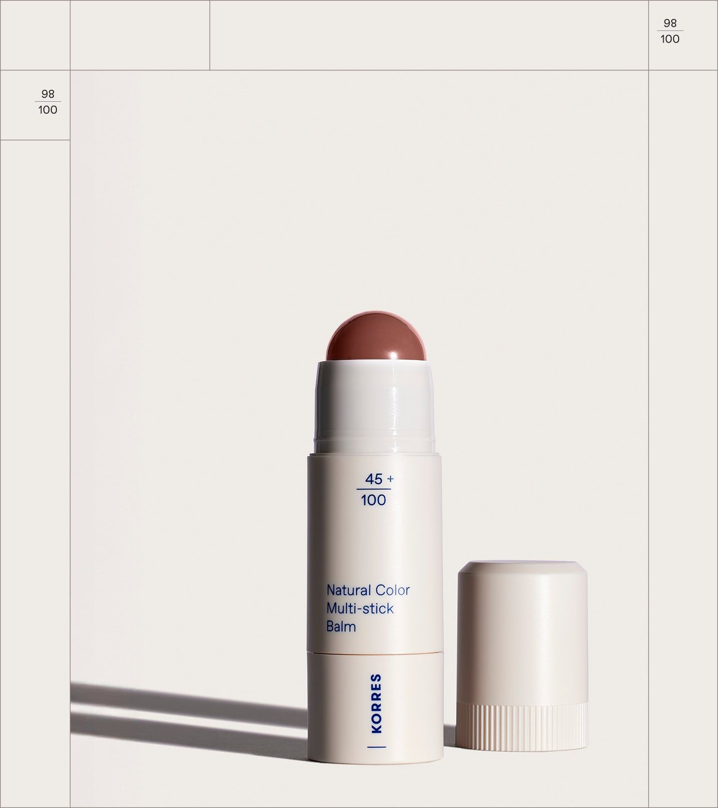 Korres Natural Color Multistick Balm muted brown32 4,5 g Stifte
