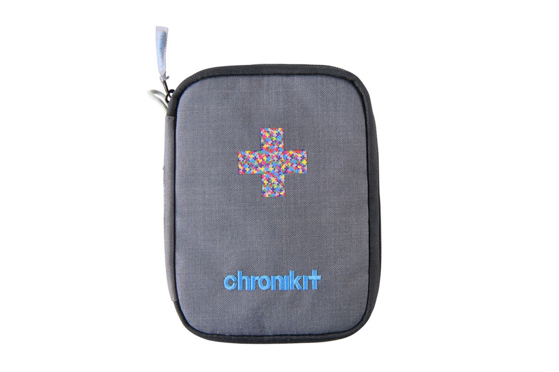 chronikit, Notfalltasche für Asthma und Allergie – „Melange Iron“ powered by Vaude