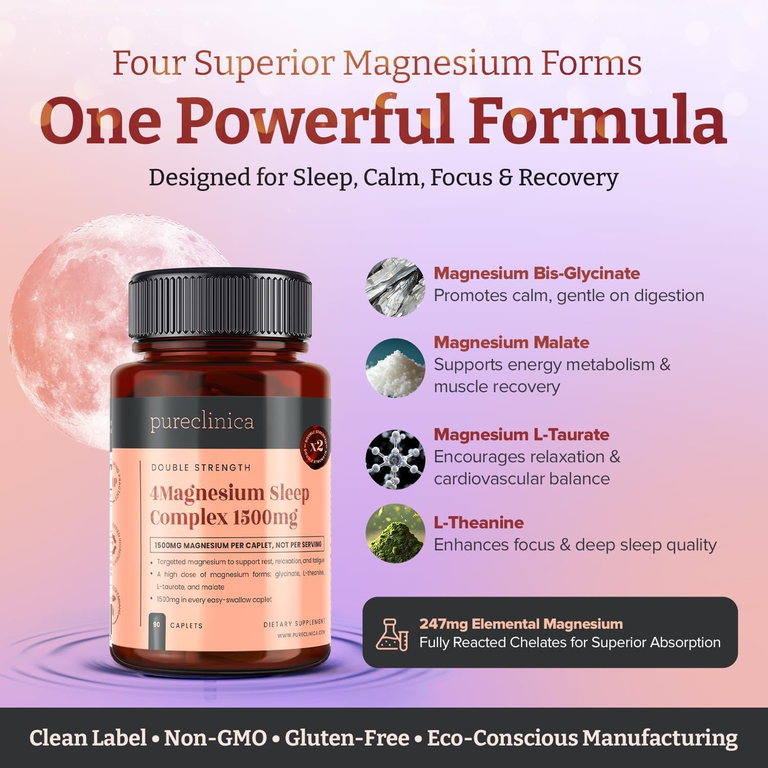 pureclinica Magnesium Schlafkomplex Tabletten
