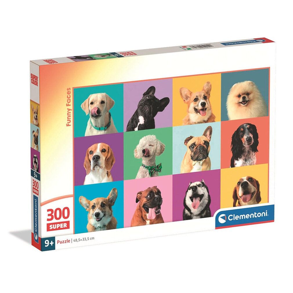 Tiere Funny Faces Clementoni 300-teiliges Puzzle