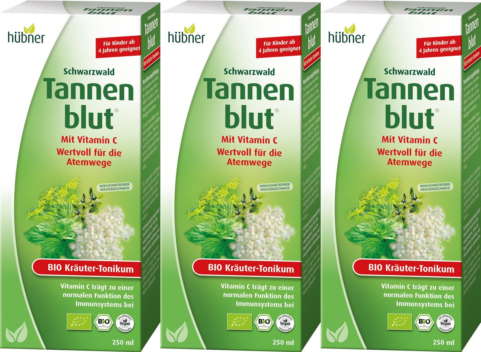 Hübner Tannenblut BIO Kräuter-Tonikum 3 x