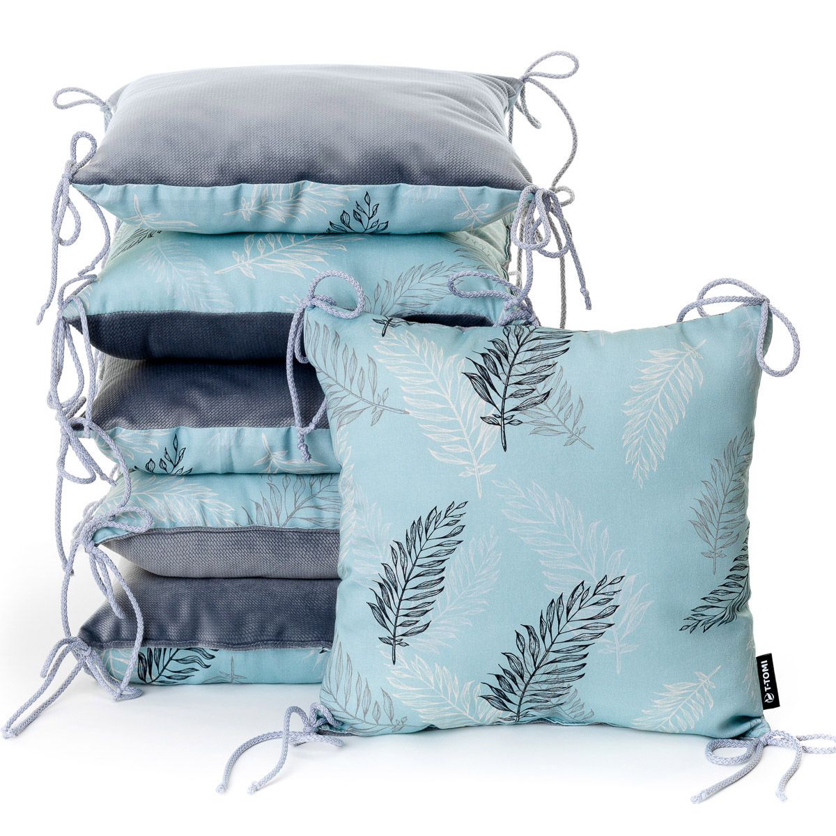 T-Tomi Kissen-Bettumrandung Feathers 6 St Kissen