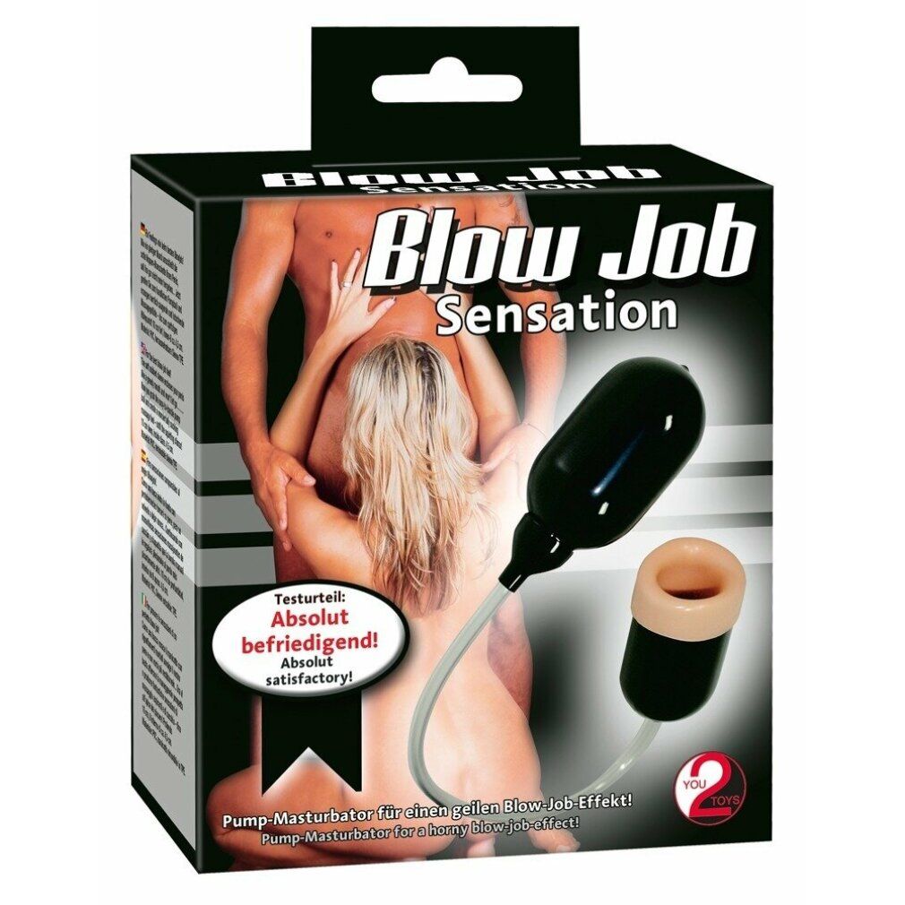 Masturbator "Sensation“ mit Pumpball und Noppen | You2Toys